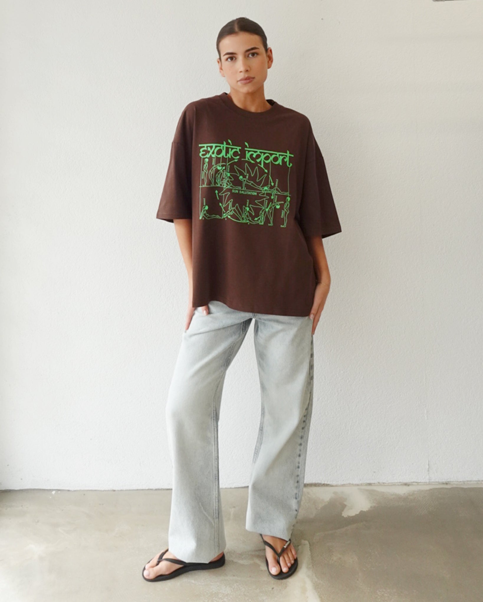 Sun Salutation T-Shirt (Brown)