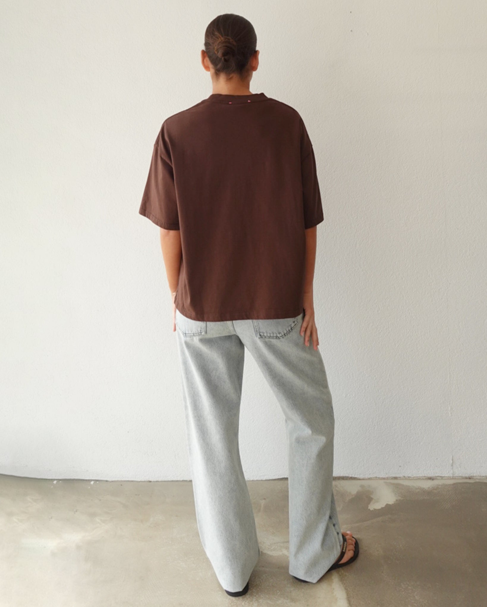 Cute Happy Life T-Shirt (Brown)