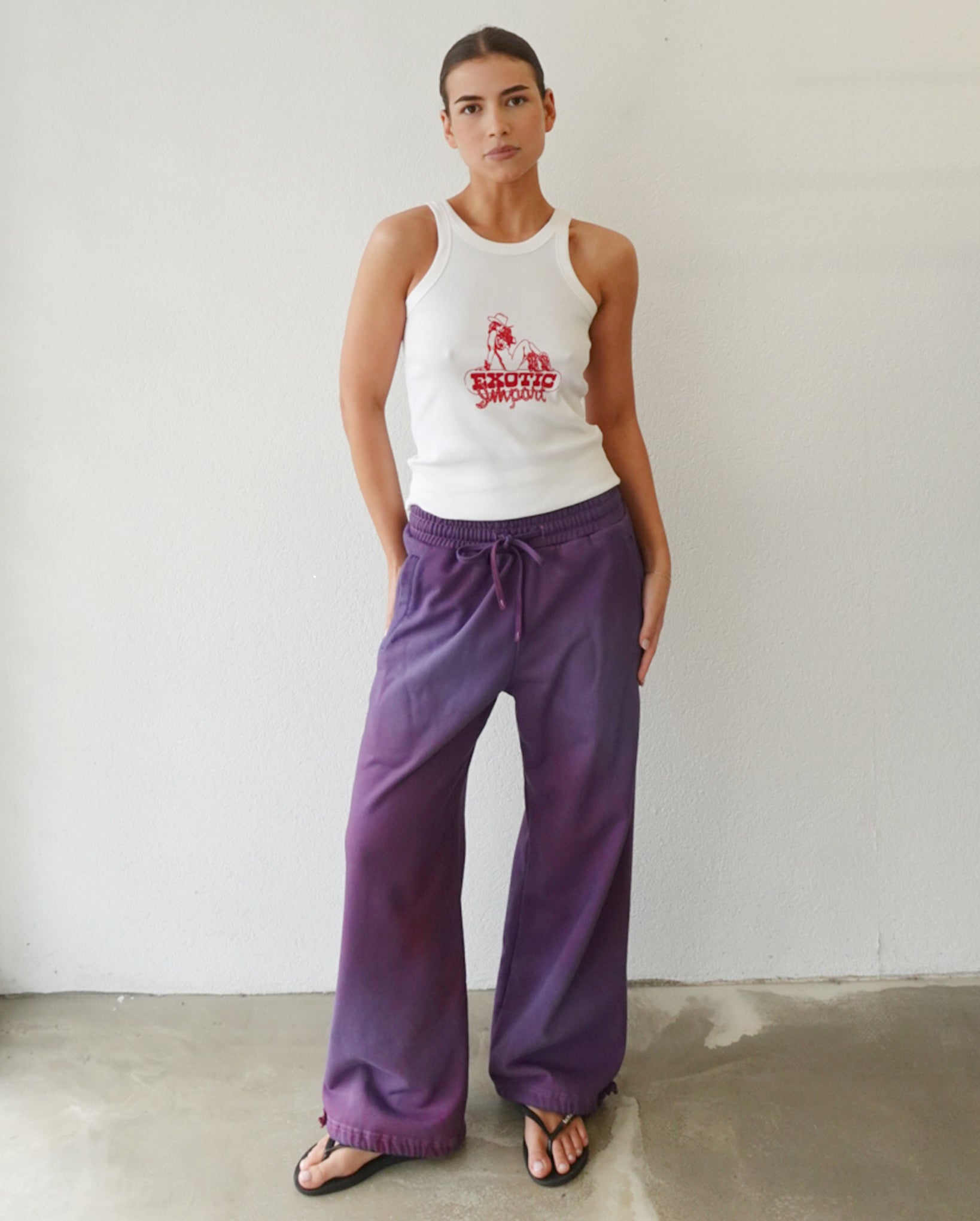 Tracksuit Bottoms (Purple Wash)