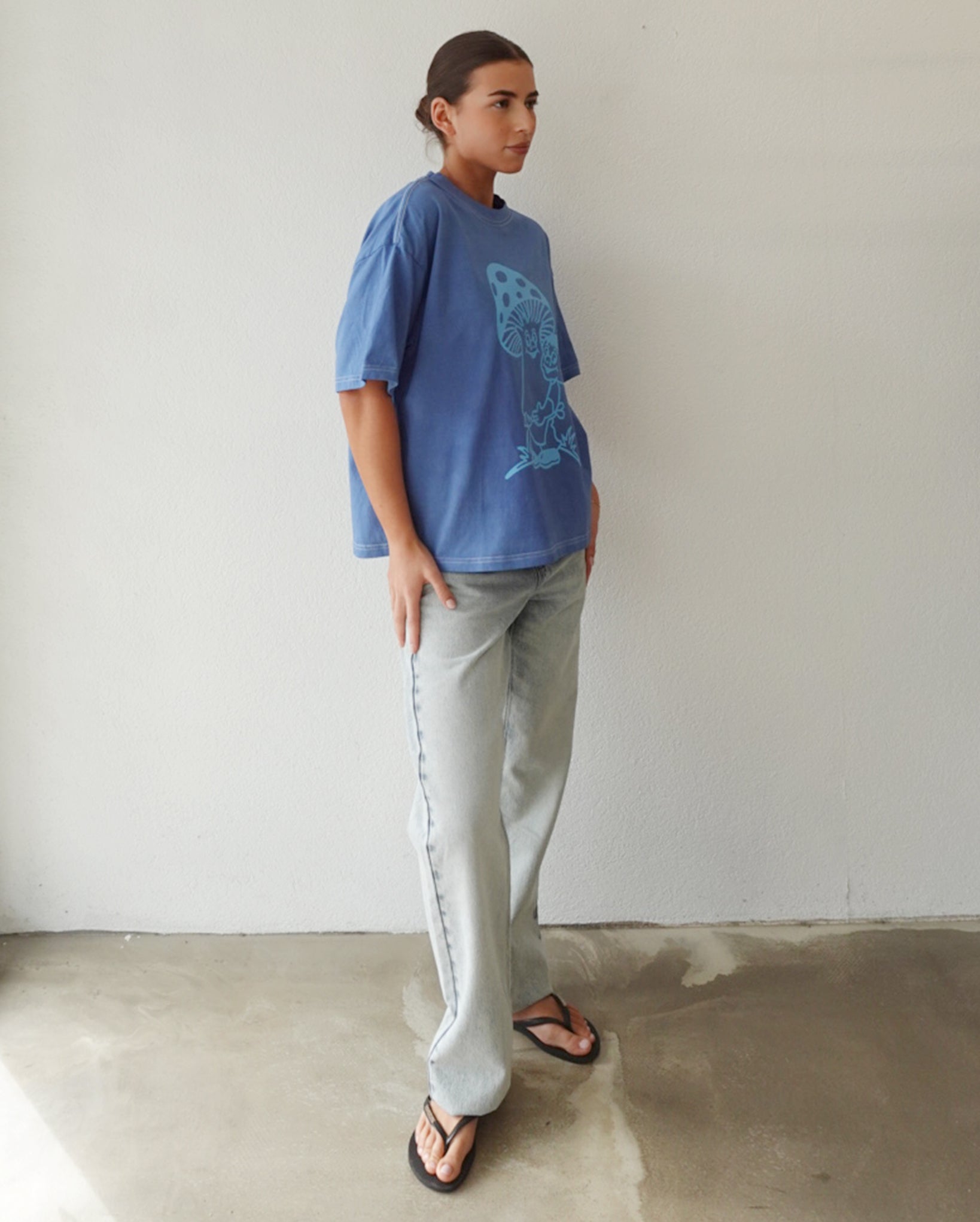 Exotic Mushrooms T-Shirt (Navy Blue)