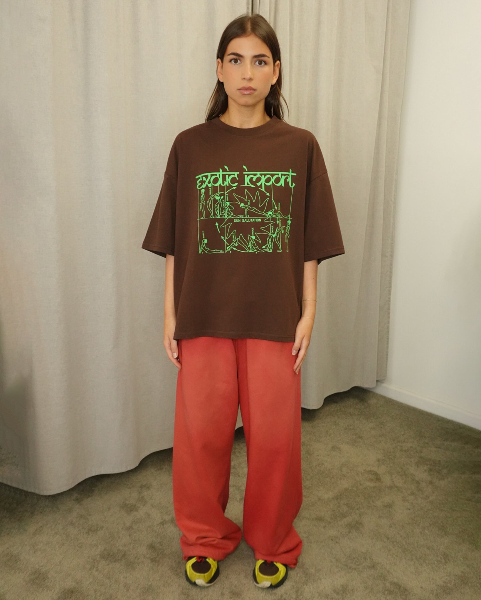 Sun Salutation T-Shirt (Brown)