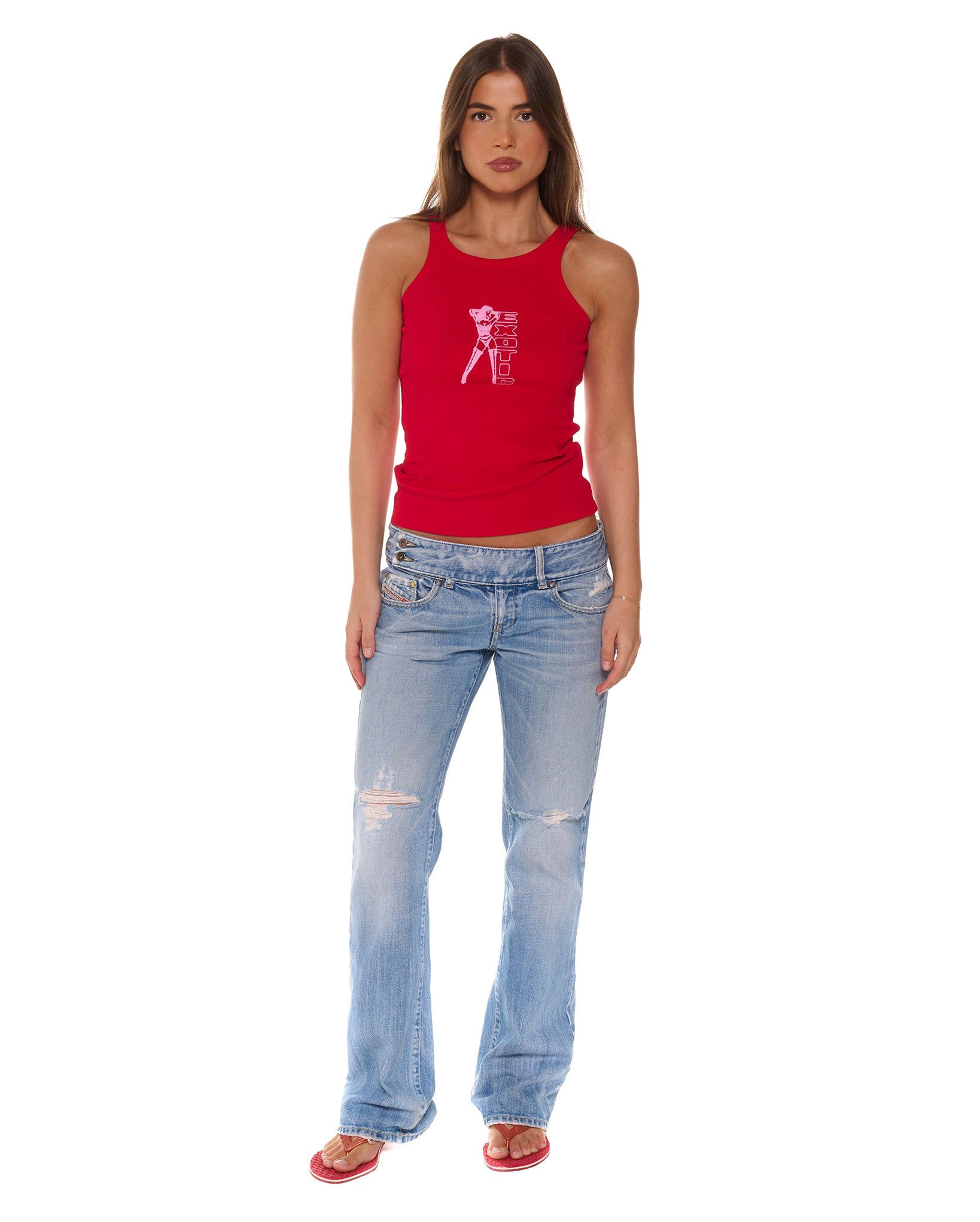 Cowgirl II Ribbed Tank Top