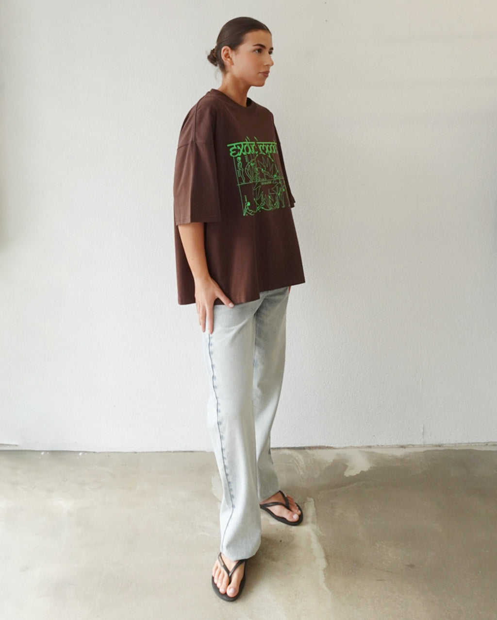 Sun Salutation T-Shirt (Brown)