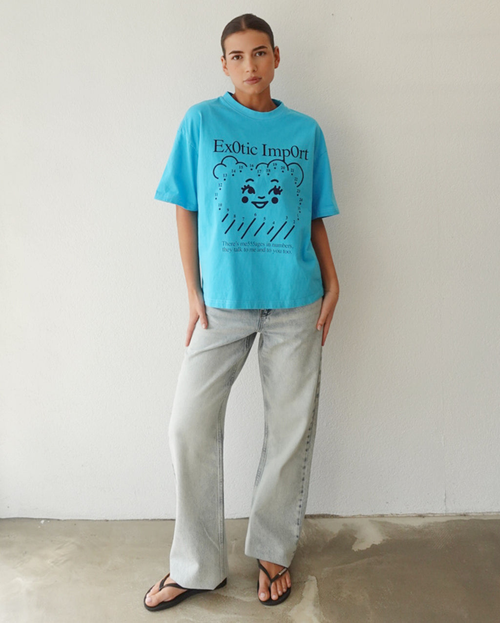 Angel Numbers T-Shirt (Baby Blue)