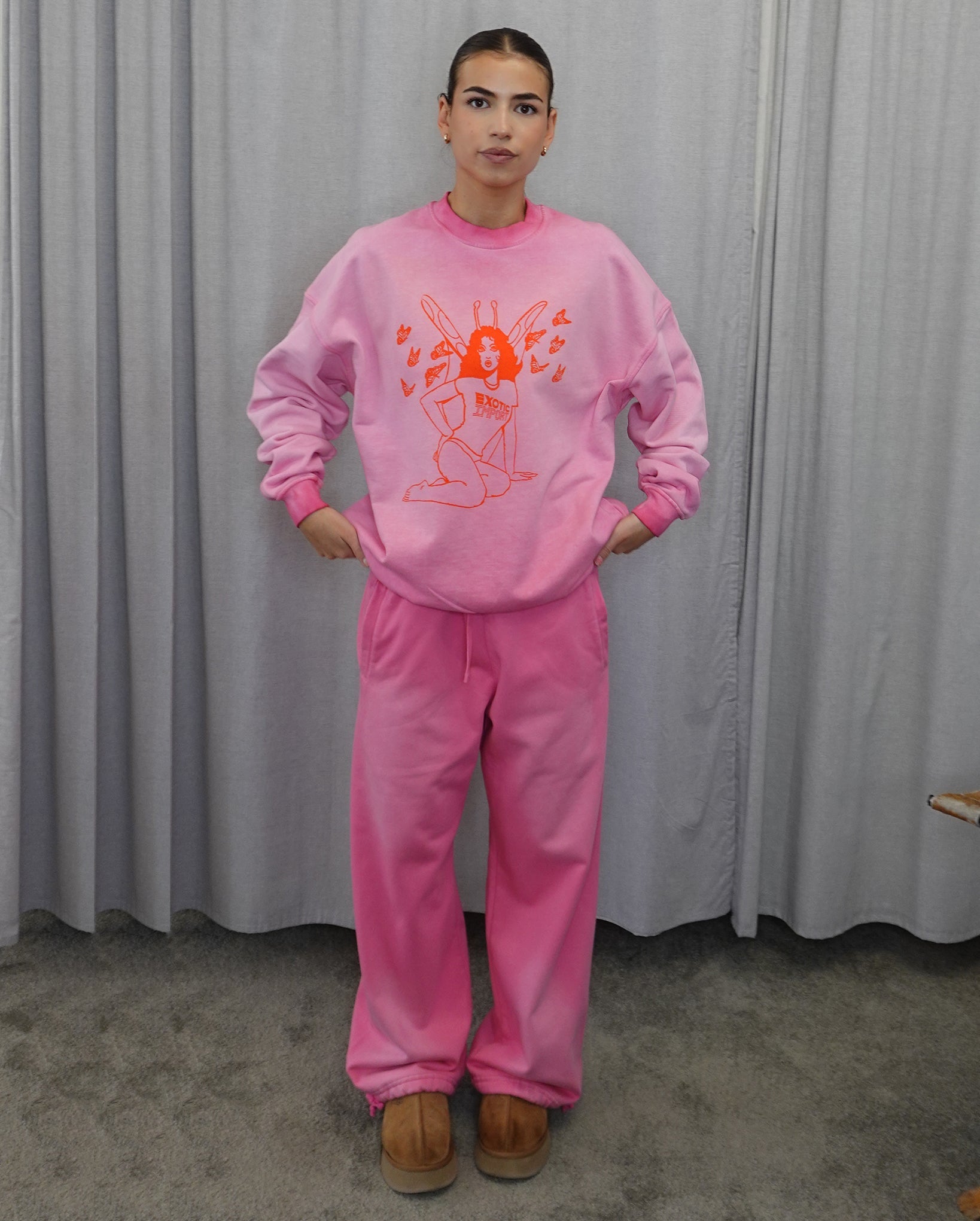 Butterfly Queen Sweatshirt (Pink)