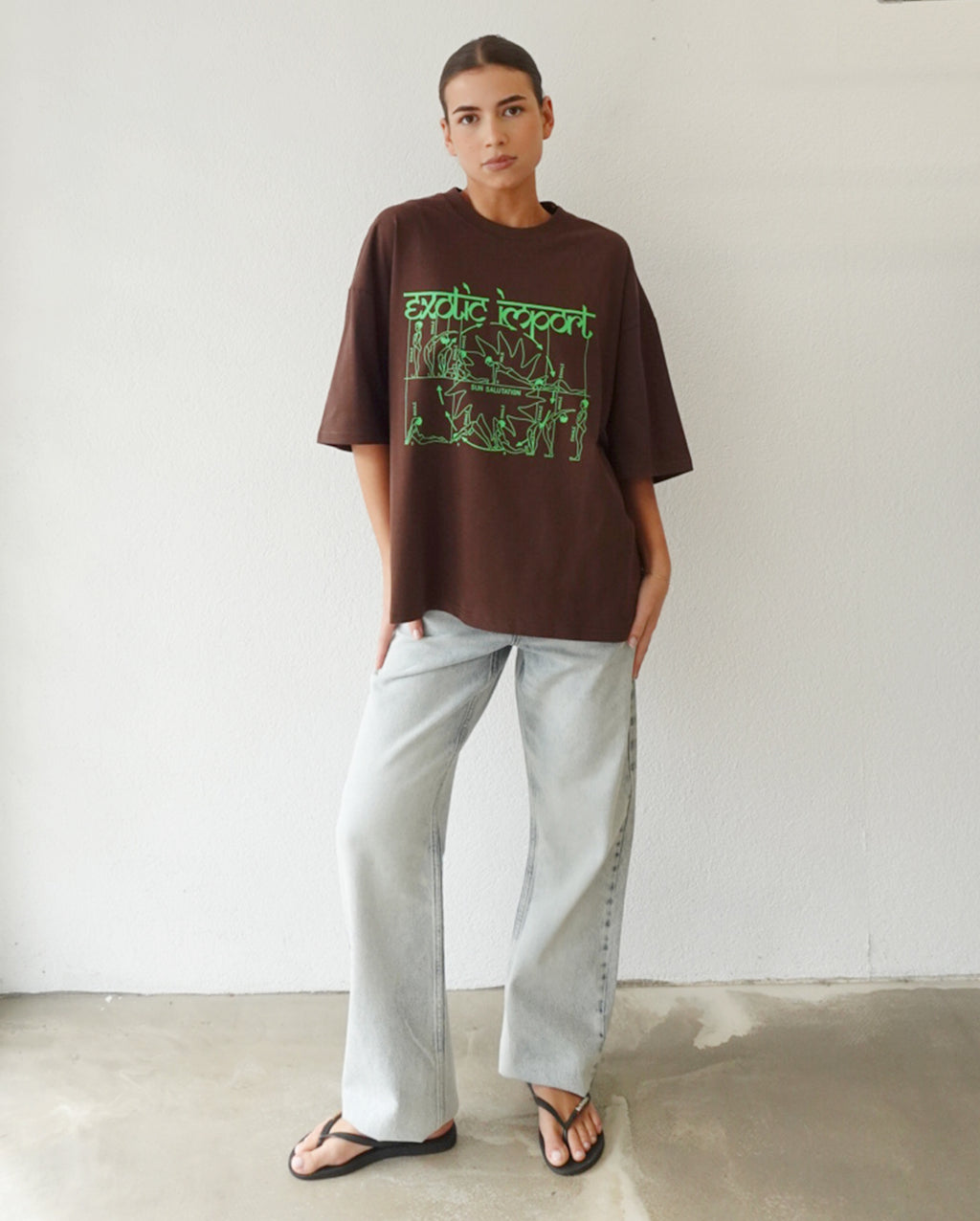 Sun Salutation T-Shirt (Brown)