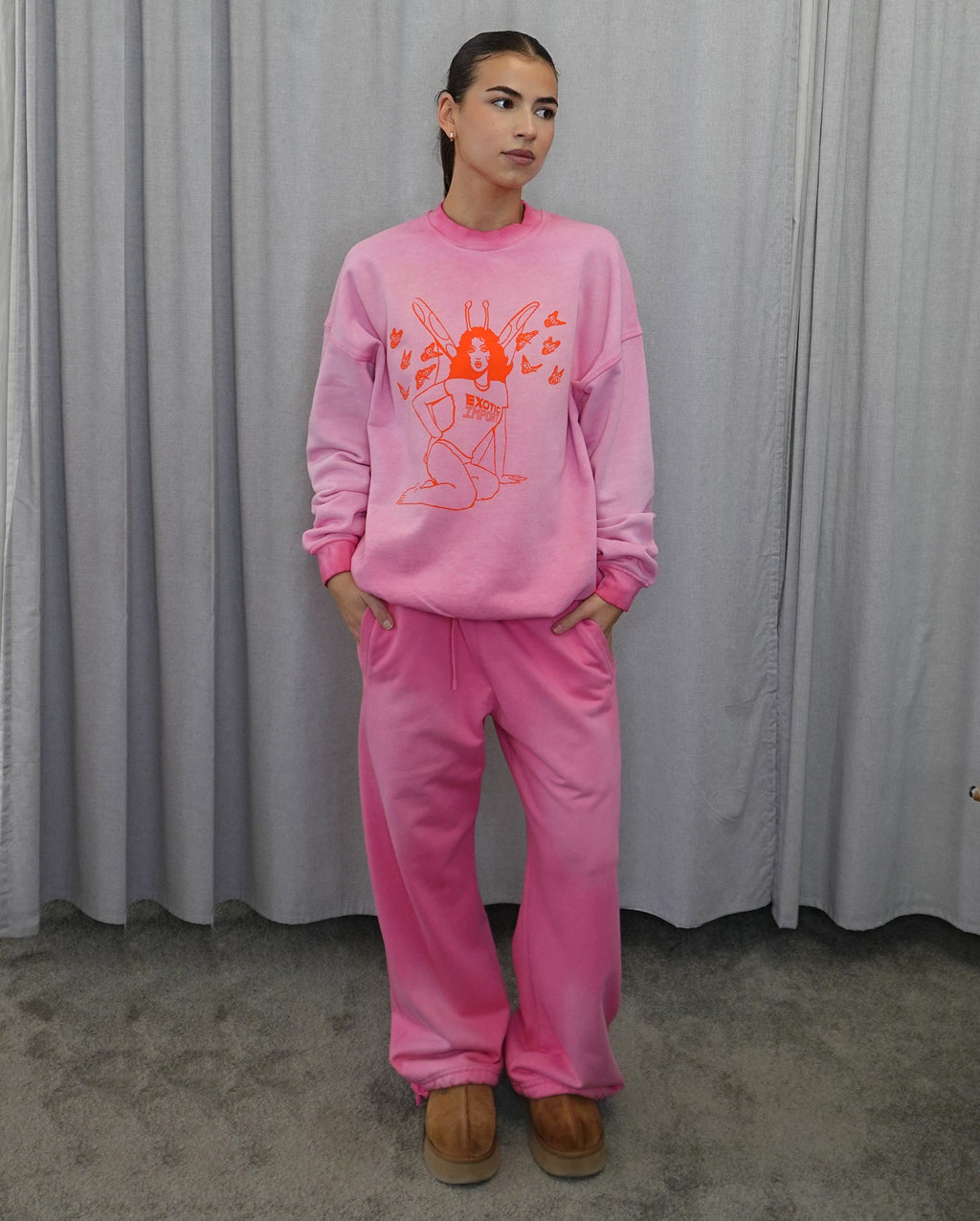 Butterfly Queen Sweatshirt (Pink)