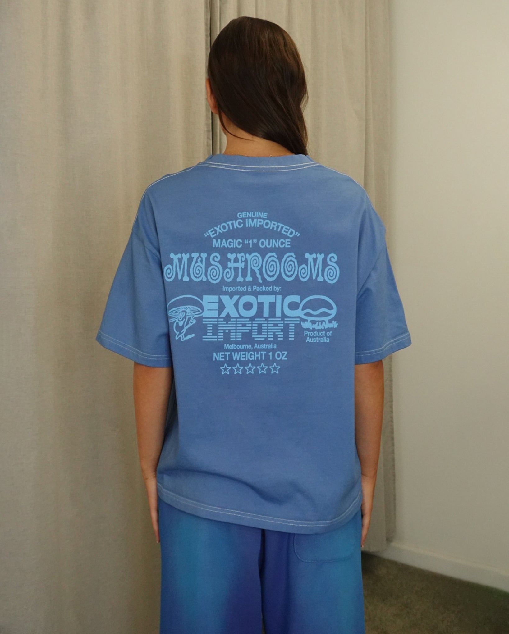 Exotic Mushrooms T-Shirt (Navy Blue)