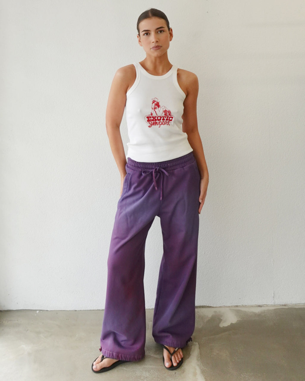 Tracksuit Bottoms (Purple Wash)