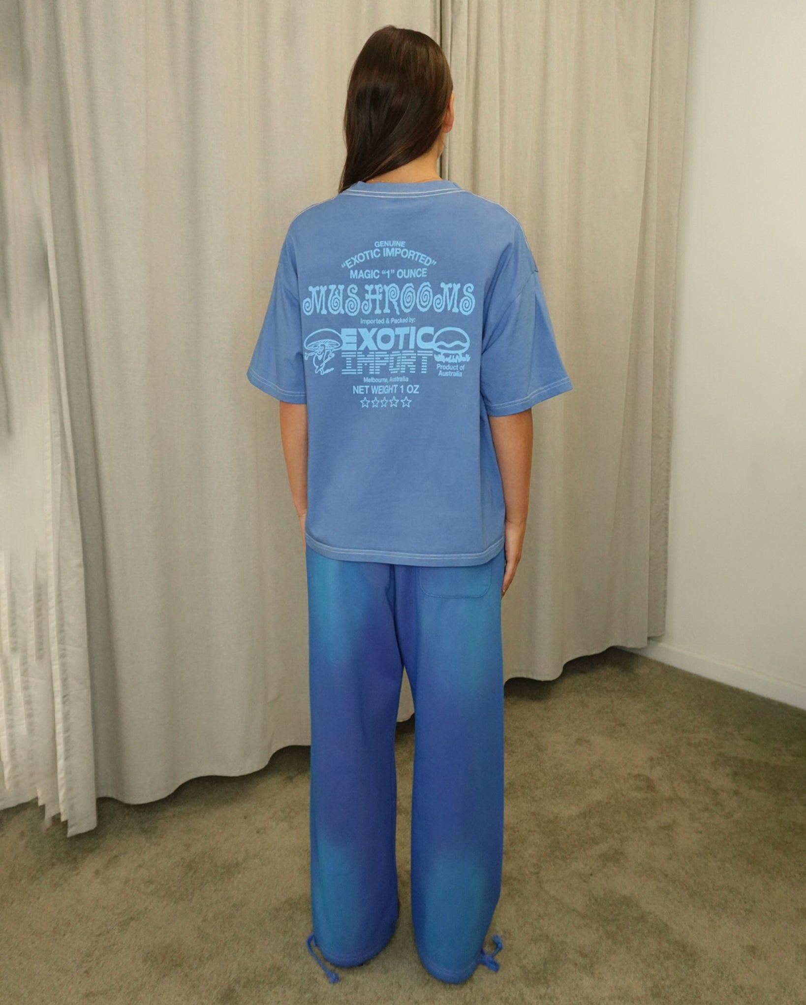 Exotic Mushrooms T-Shirt (Navy Blue)