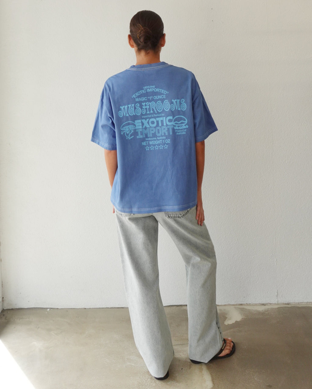 Exotic Mushrooms T-Shirt (Navy Blue)