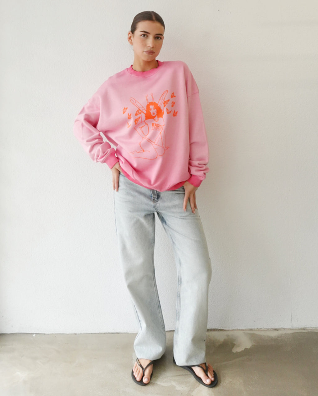 Butterfly Queen Sweatshirt (Pink)