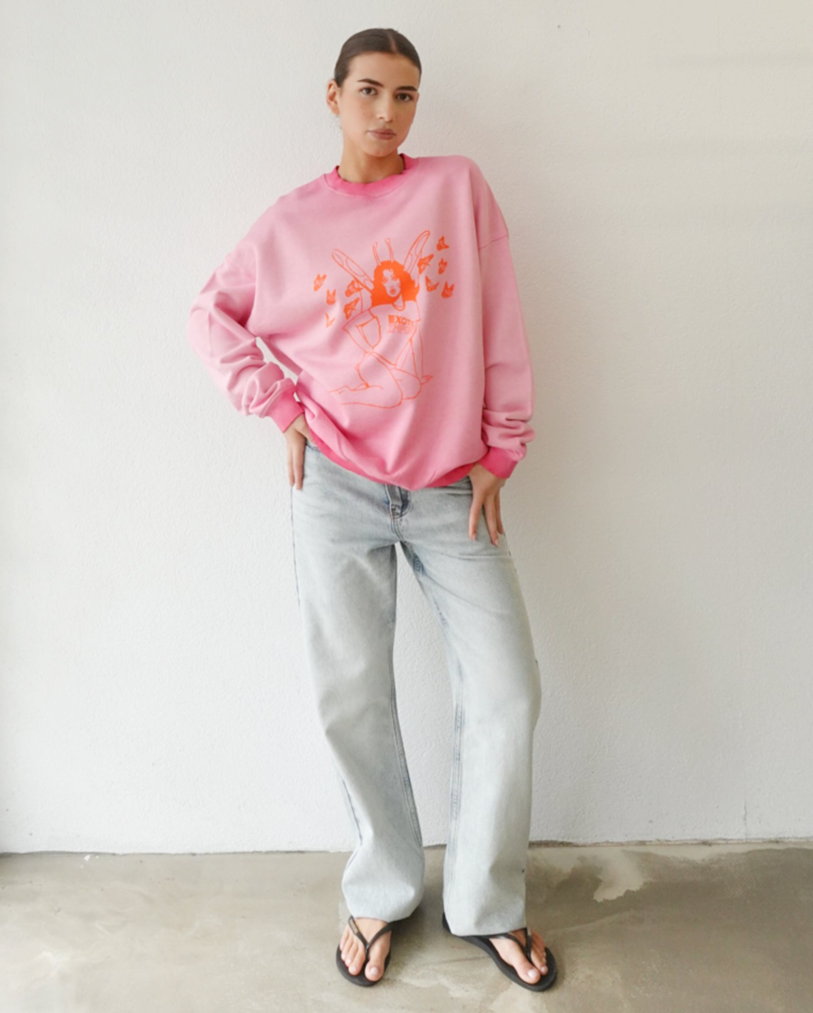 Butterfly Queen Sweatshirt (Pink)