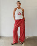 Tracksuit Bottoms (Red Wash)