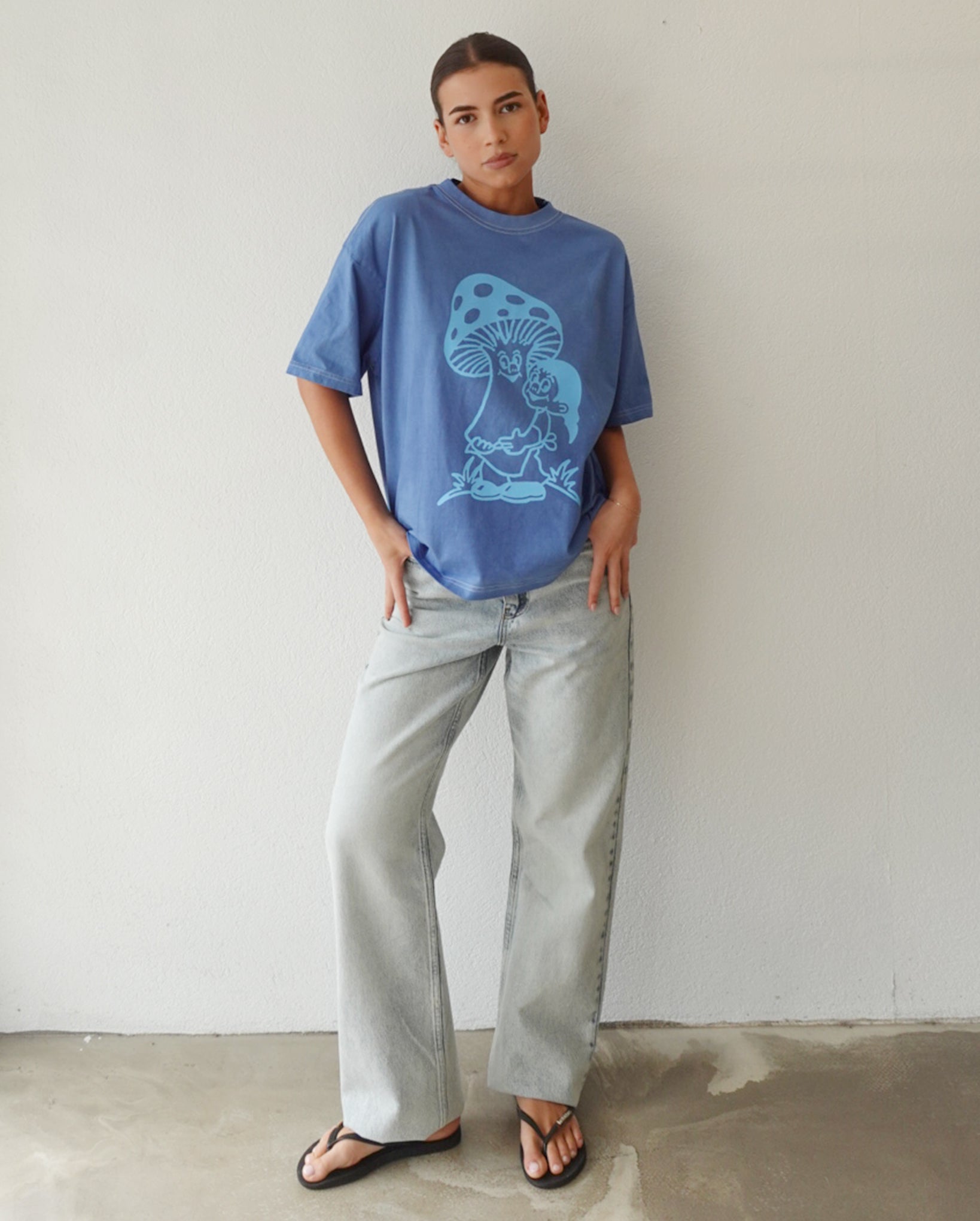 Exotic Mushrooms T-Shirt (Navy Blue)