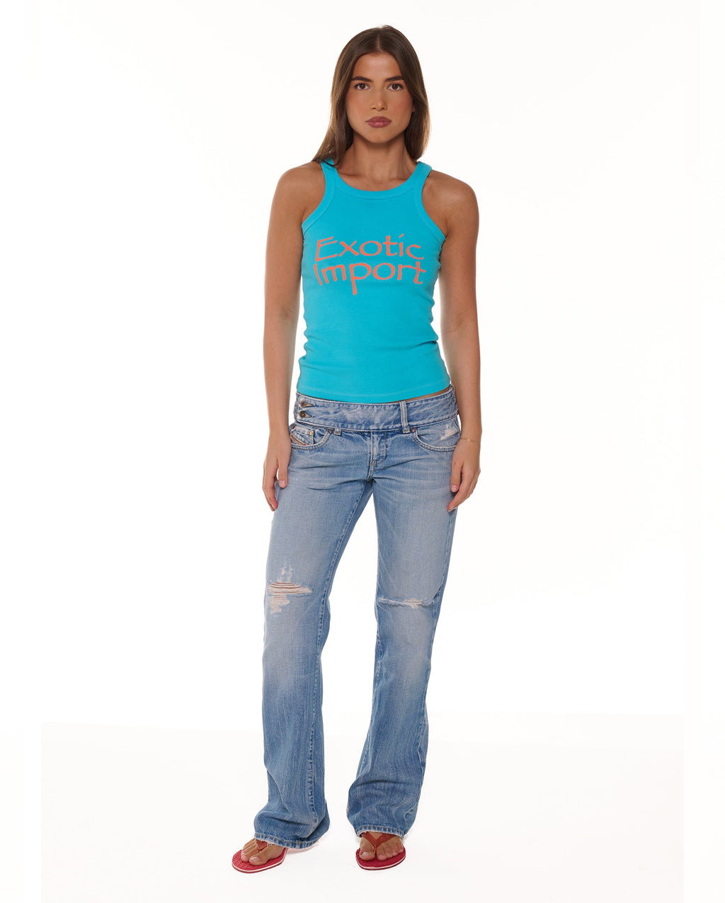 Papyrus II Ribbed Tank Top