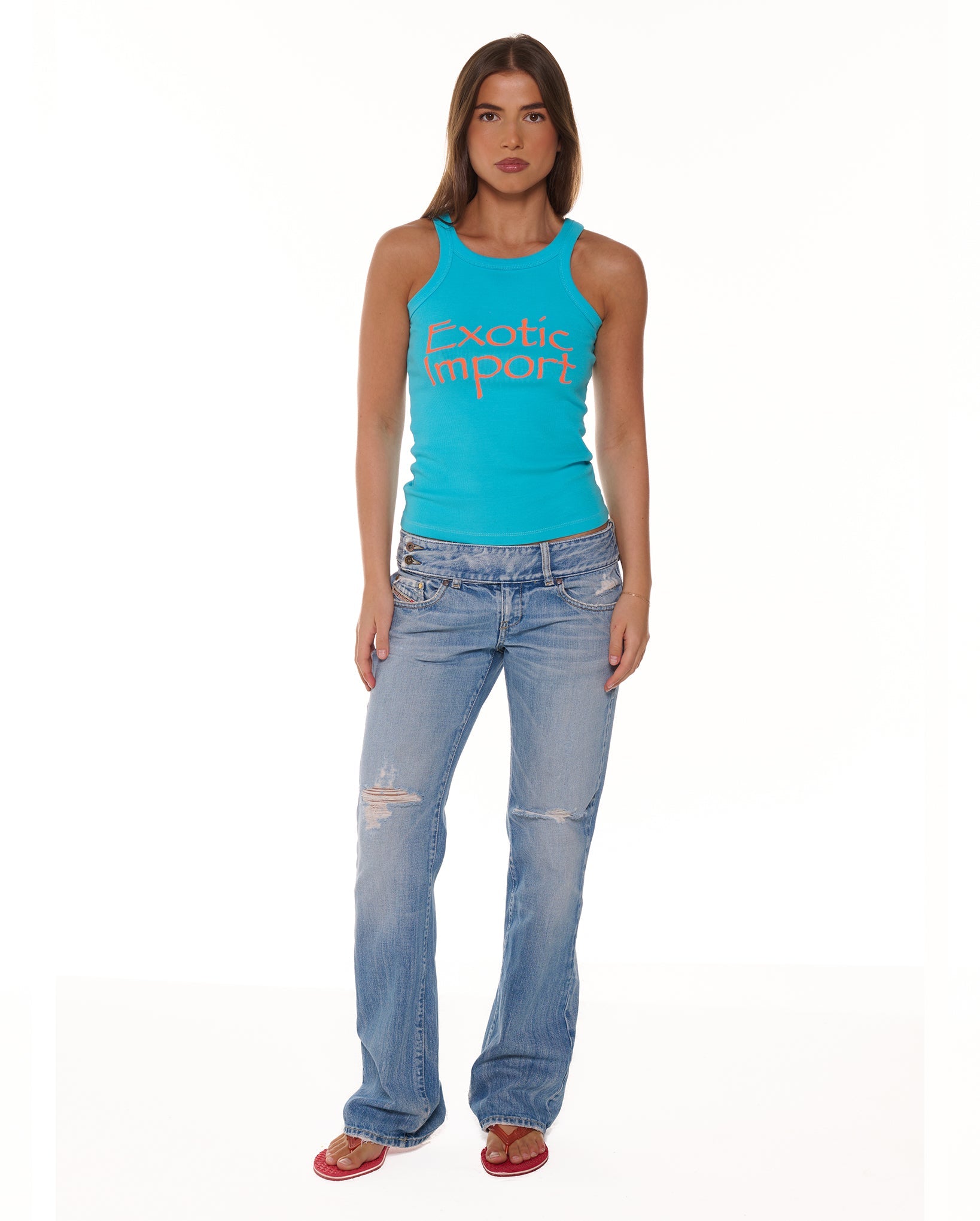 Papyrus II Ribbed Tank Top