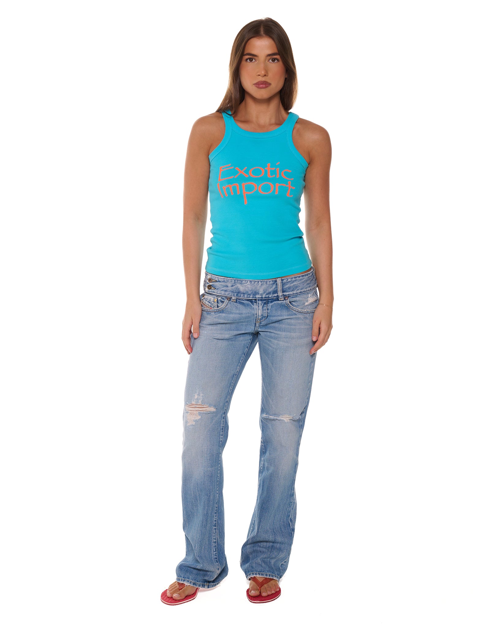 Papyrus II Ribbed Tank Top