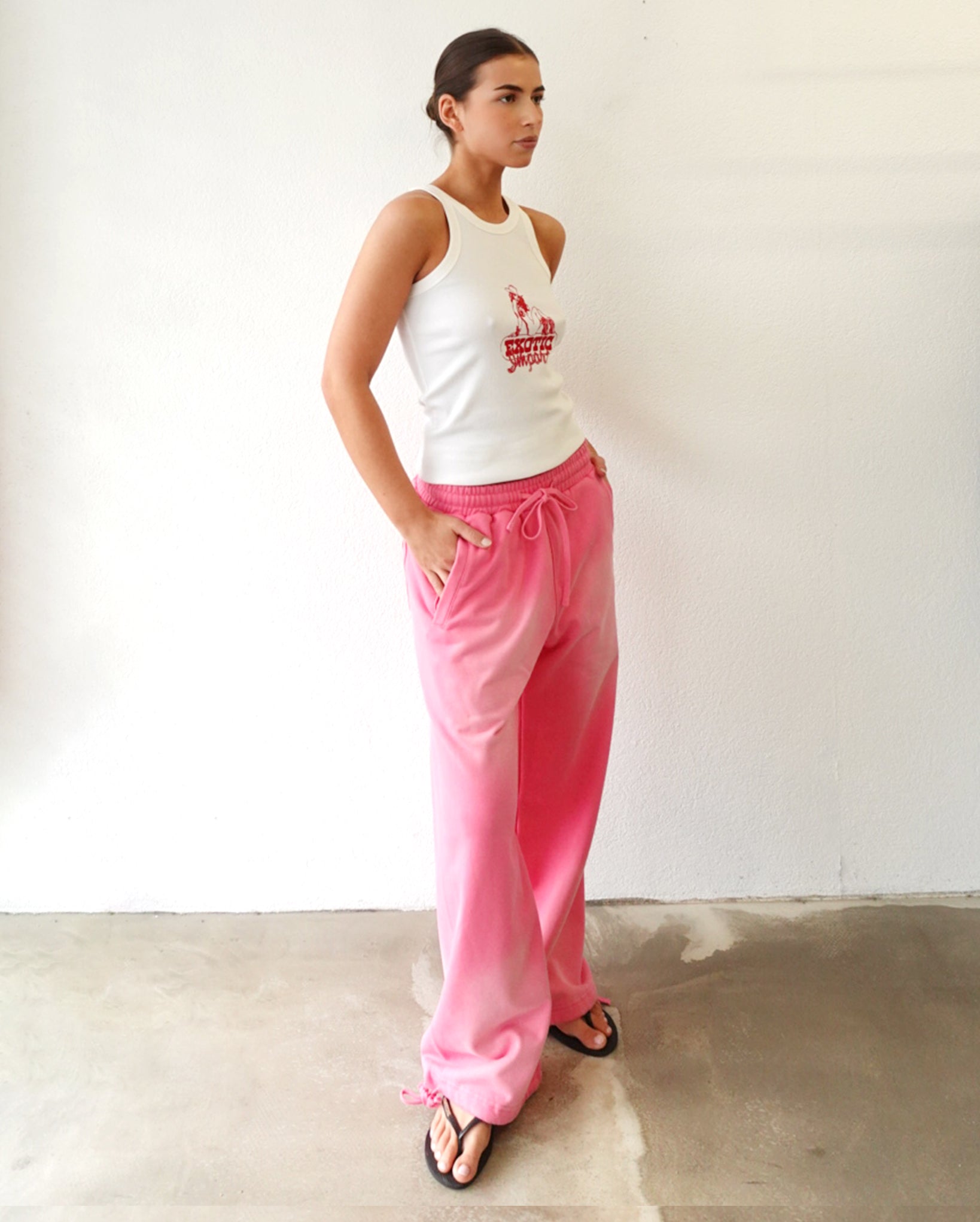 Tracksuit Bottoms (Pink Wash)