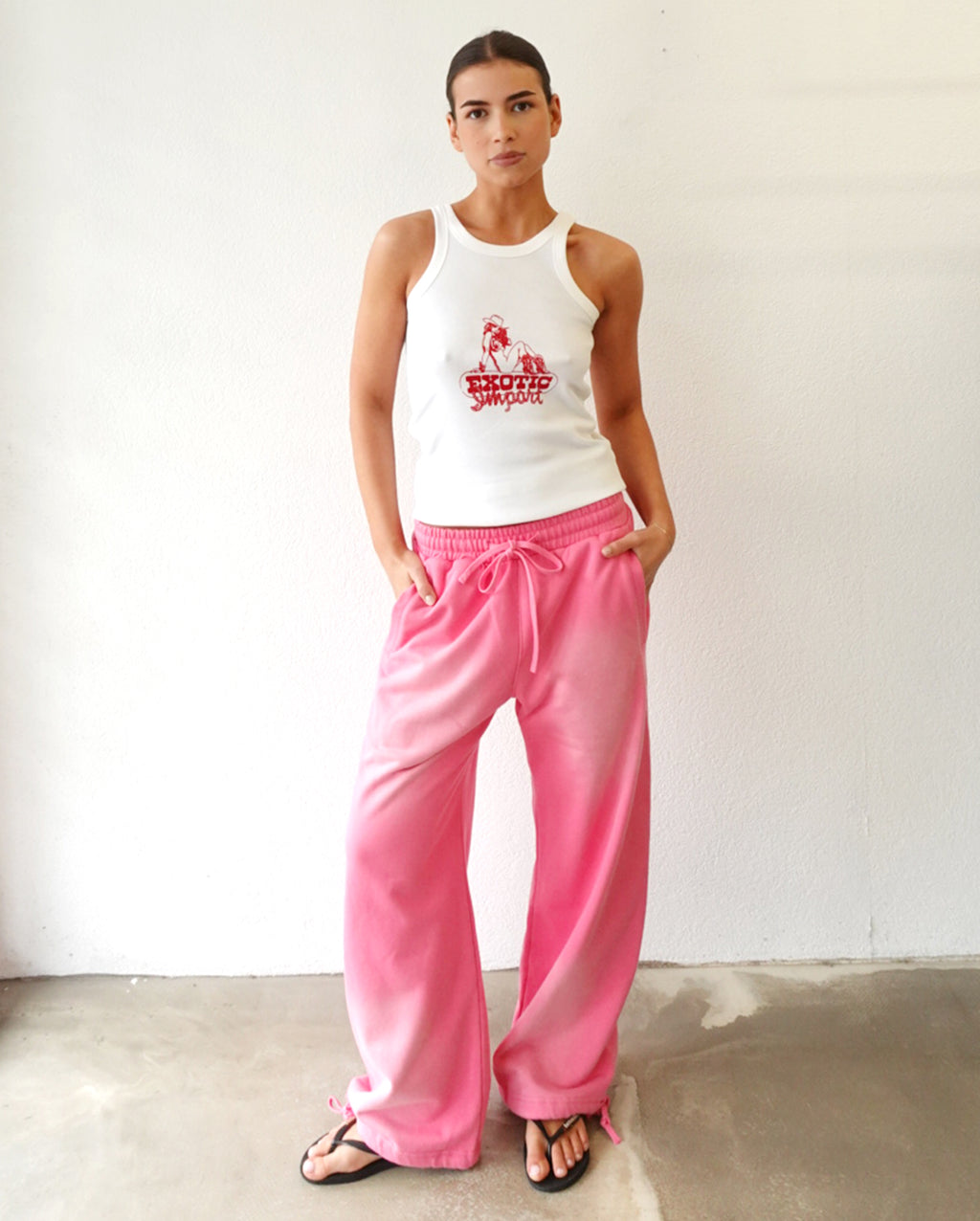 Tracksuit Bottoms (Pink Wash)
