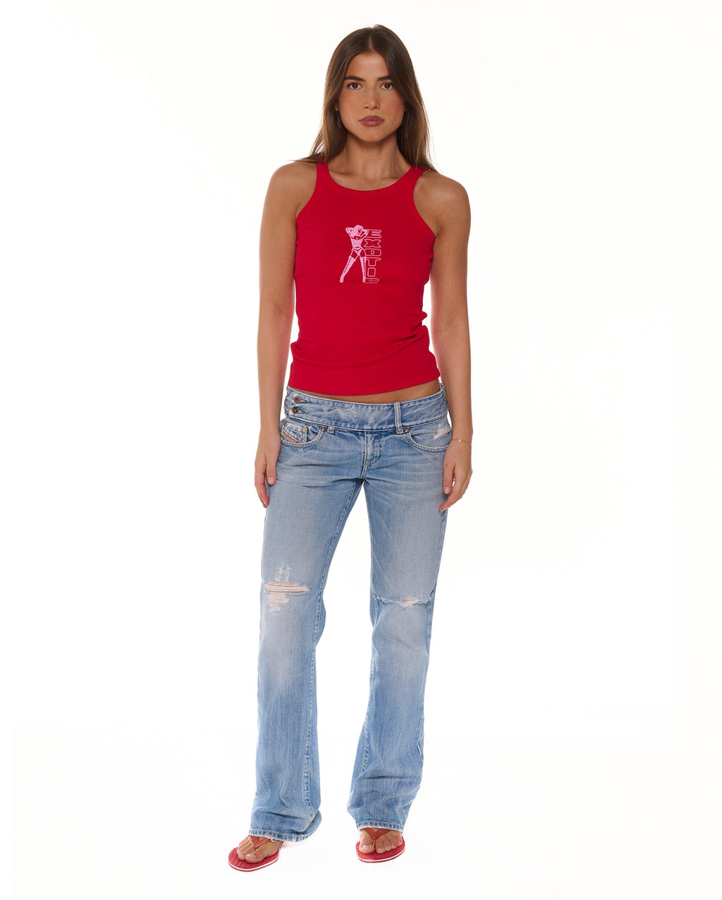 Cowgirl II Ribbed Tank Top
