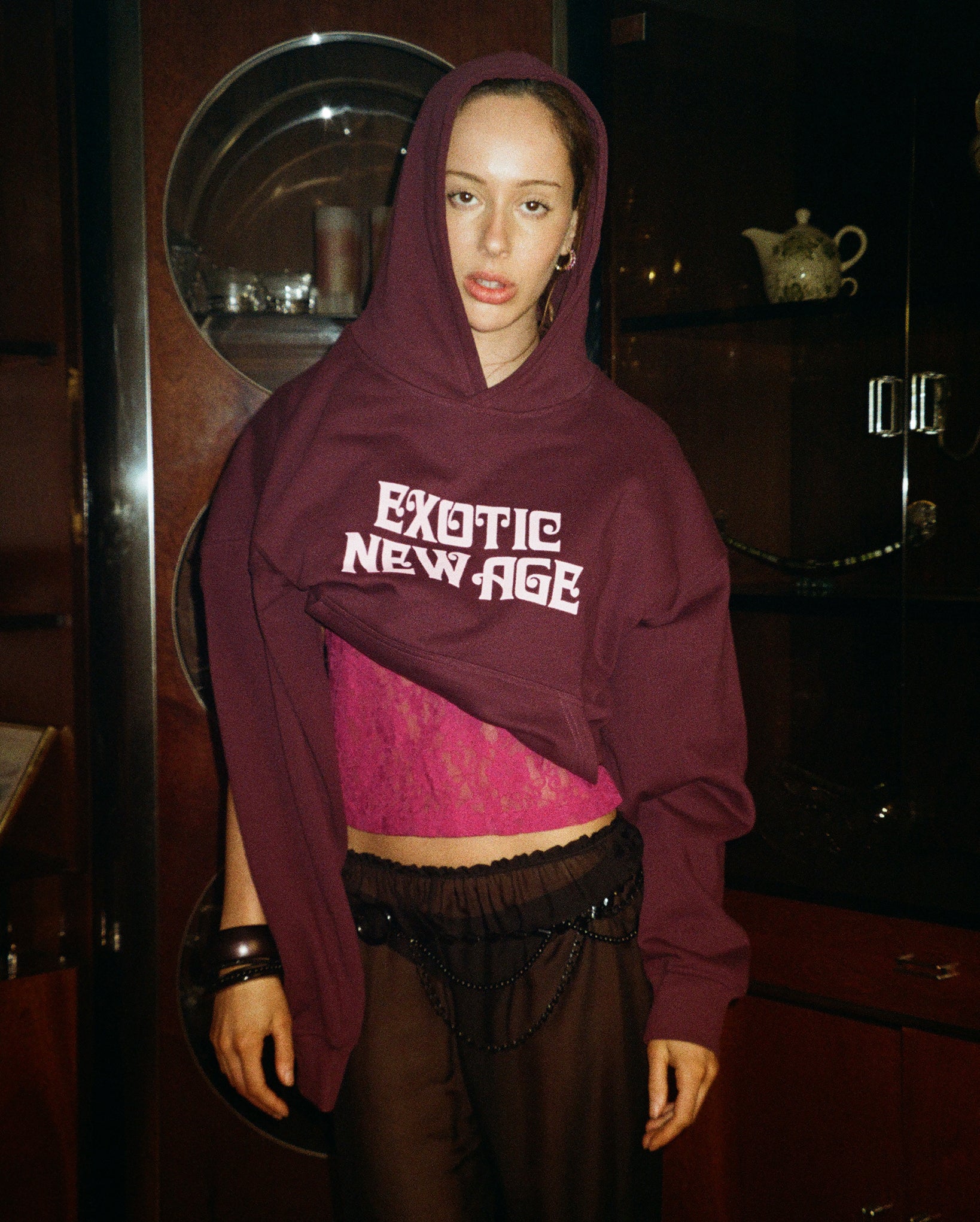 Exotic New Age Hooded Sweatshirt
